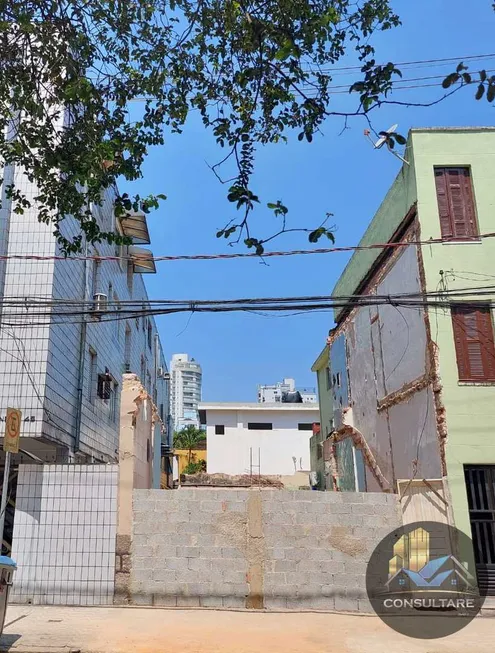 Foto 1 de Lote/Terreno à venda, 168m² em Gonzaga, Santos