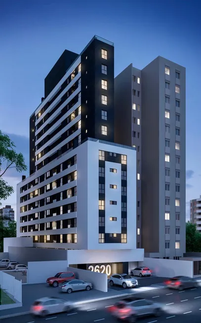 Foto 1 de Apartamento com 2 Quartos à venda, 44m² em Água Verde, Curitiba