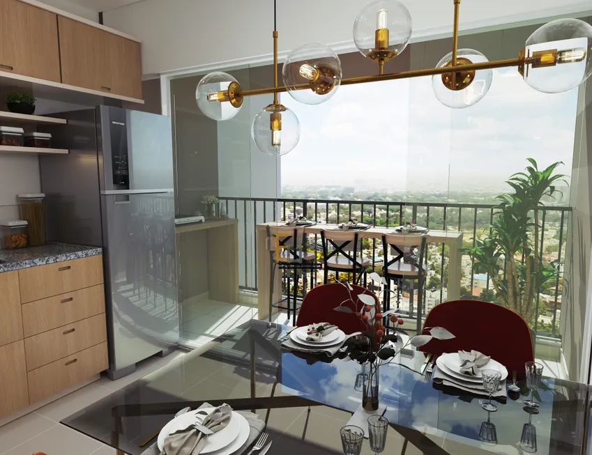Foto 1 de Apartamento com 3 Quartos à venda, 66m² em Residencial Eldorado, Goiânia