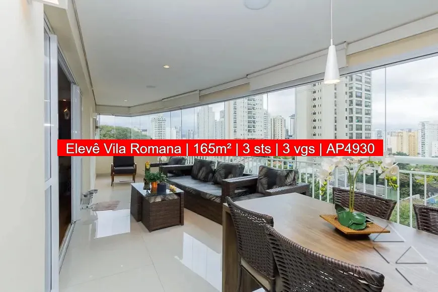 Foto 1 de Apartamento com 3 Quartos à venda, 165m² em Vila Romana, São Paulo