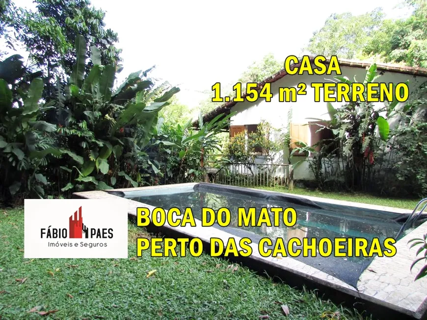 Foto 1 de Casa com 4 Quartos à venda, 1154m² em Boca do Mato, Cachoeiras de Macacu