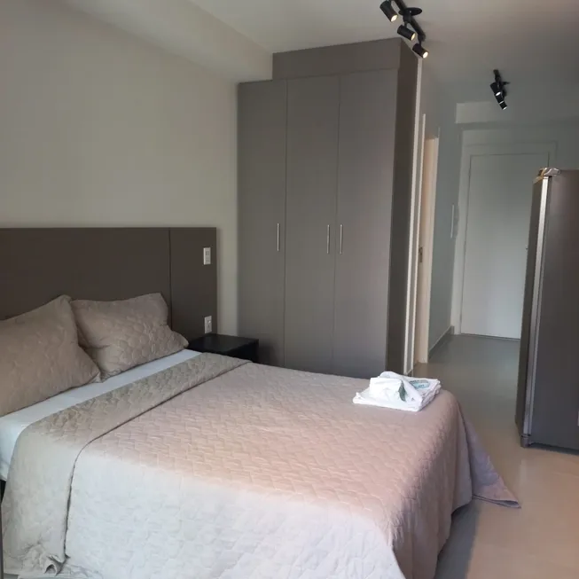 Foto 1 de Apartamento com 1 Quarto para venda ou aluguel, 25m² em Brooklin, São Paulo