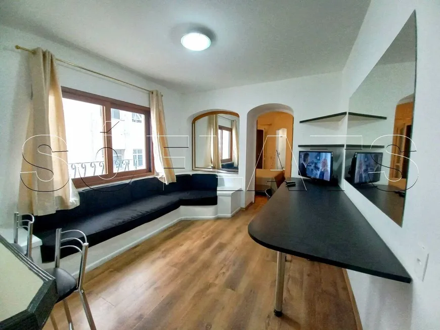 Foto 1 de Flat com 1 Quarto para alugar, 43m² em Bela Vista, São Paulo