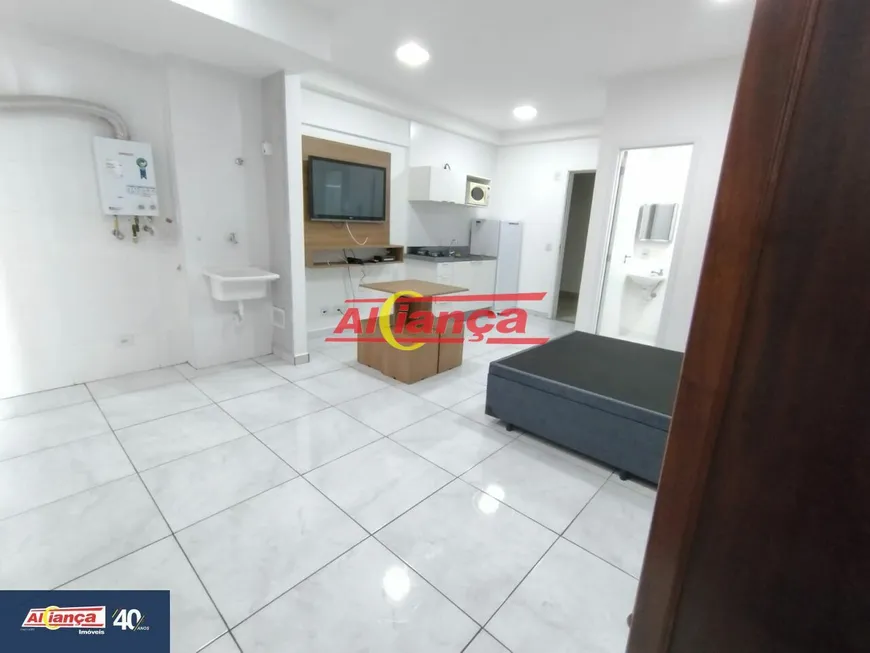 Foto 1 de Apartamento com 1 Quarto para alugar, 28m² em Centro, Guarulhos