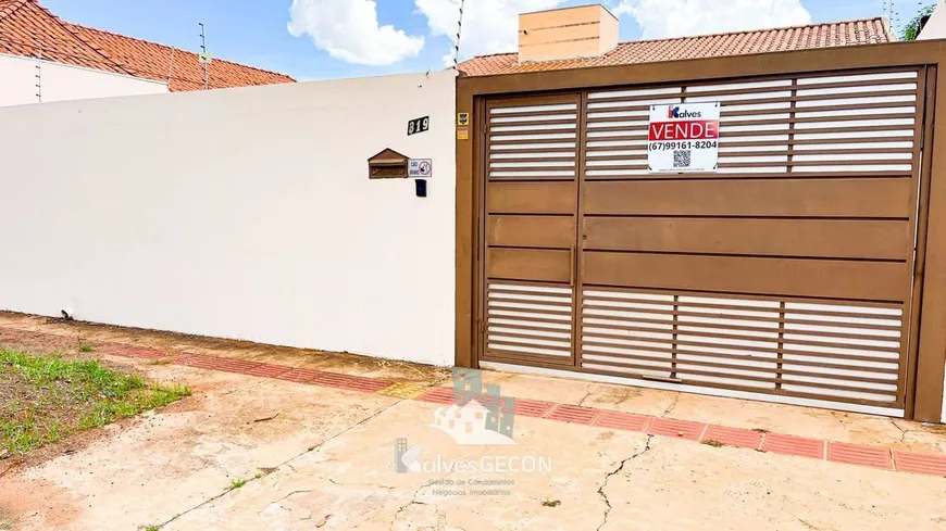 Foto 1 de Casa com 3 Quartos à venda, 155m² em Tiradentes, Campo Grande