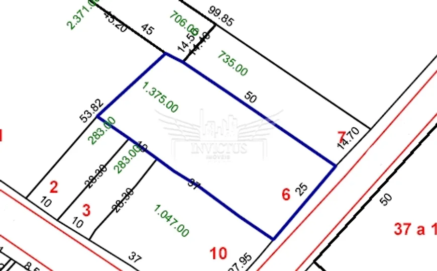 Foto 1 de Lote/Terreno à venda, 1375m² em Centro, Santo André