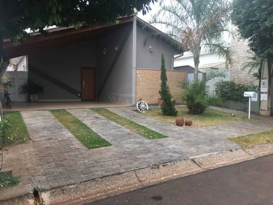 Foto 1 de Casa de Condomínio com 3 Quartos à venda, 151m² em Residencial Damha, Araraquara