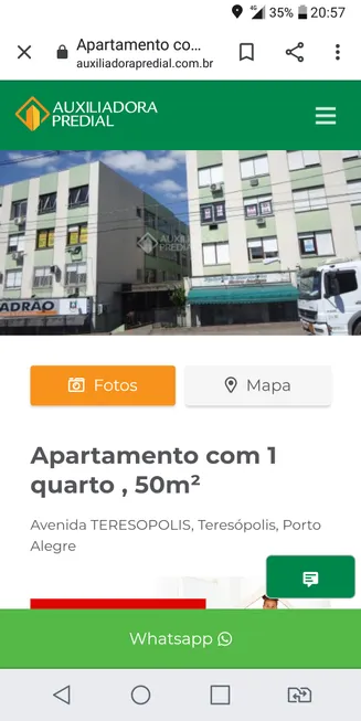 Foto 1 de Apartamento com 1 Quarto à venda, 45m² em Teresópolis, Porto Alegre