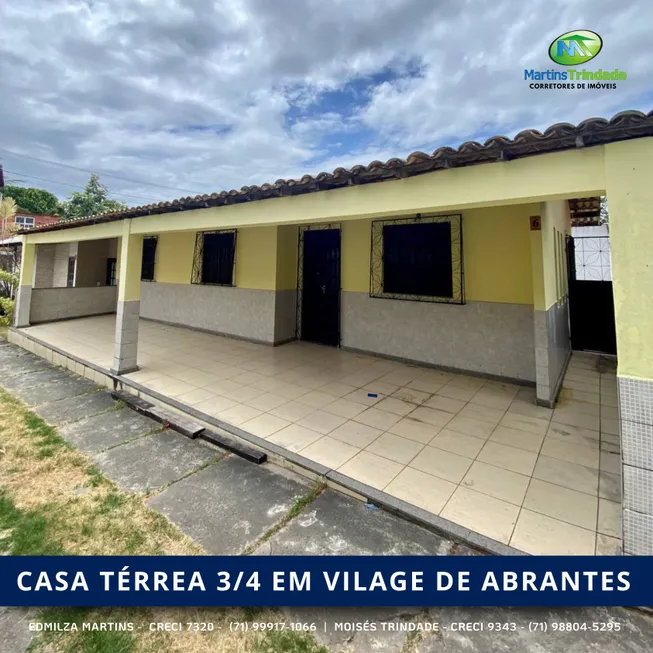 Foto 1 de Casa de Condomínio com 2 Quartos à venda, 130m² em Vila de Abrantes Abrantes, Camaçari