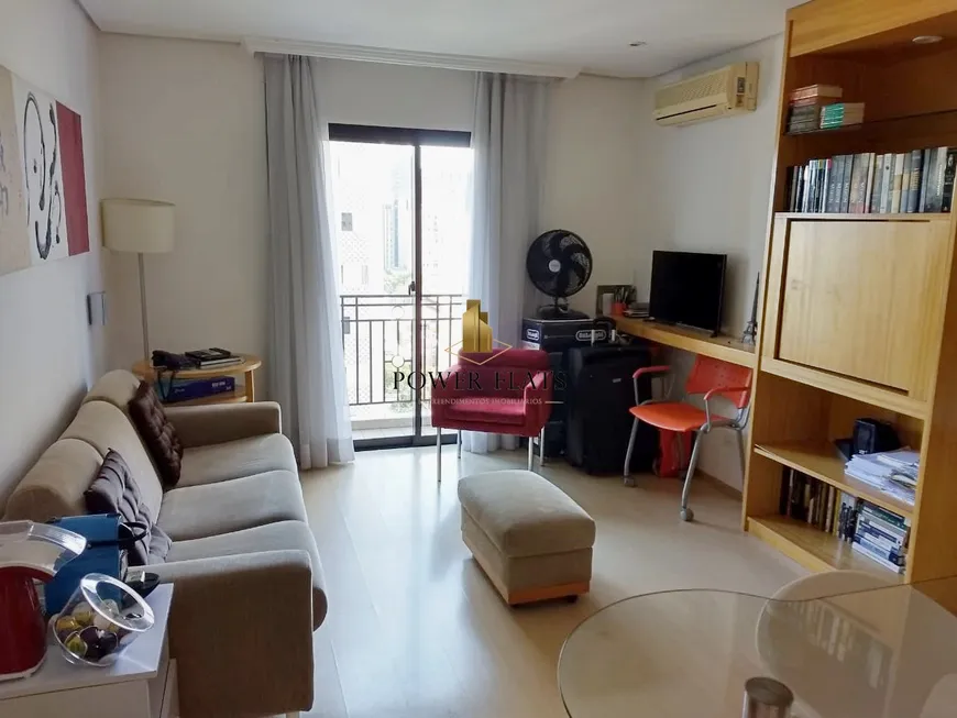 Foto 1 de Flat com 1 Quarto para alugar, 40m² em Jardim Paulista, São Paulo