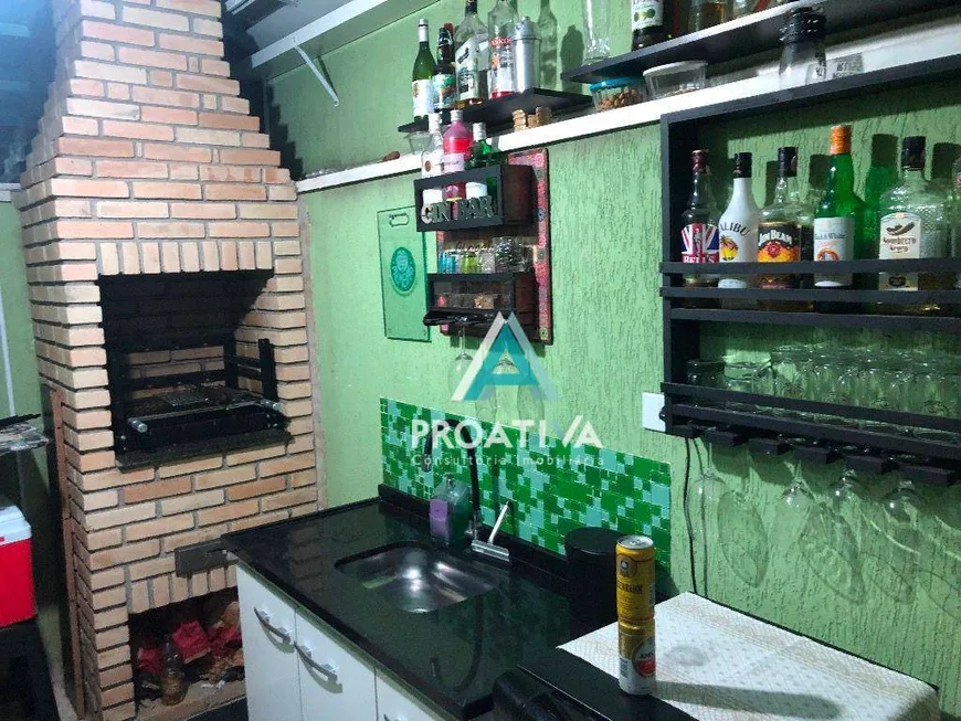 Foto 1 de Casa de Condomínio com 3 Quartos à venda, 137m² em Jardim Santo Antonio, Santo André