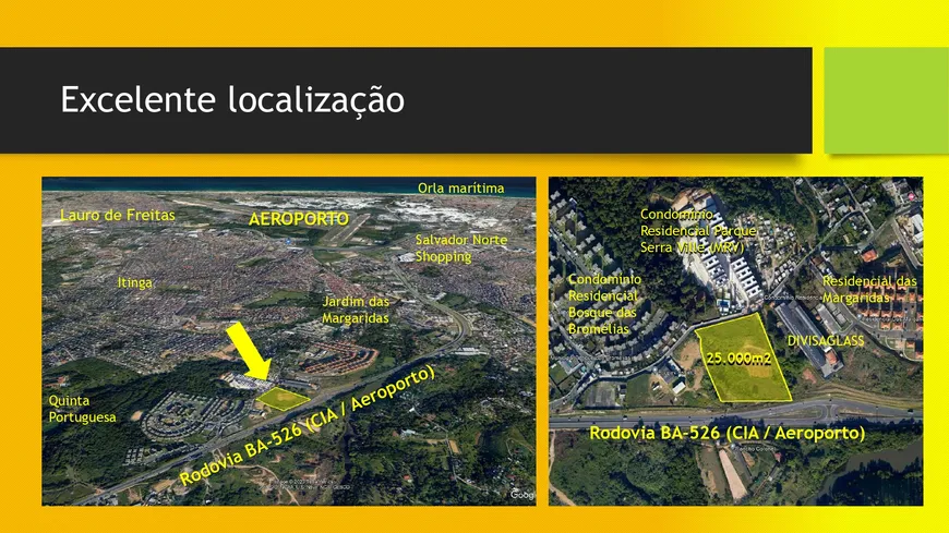 Foto 1 de Lote/Terreno à venda, 22670m² em São Cristóvão, Salvador