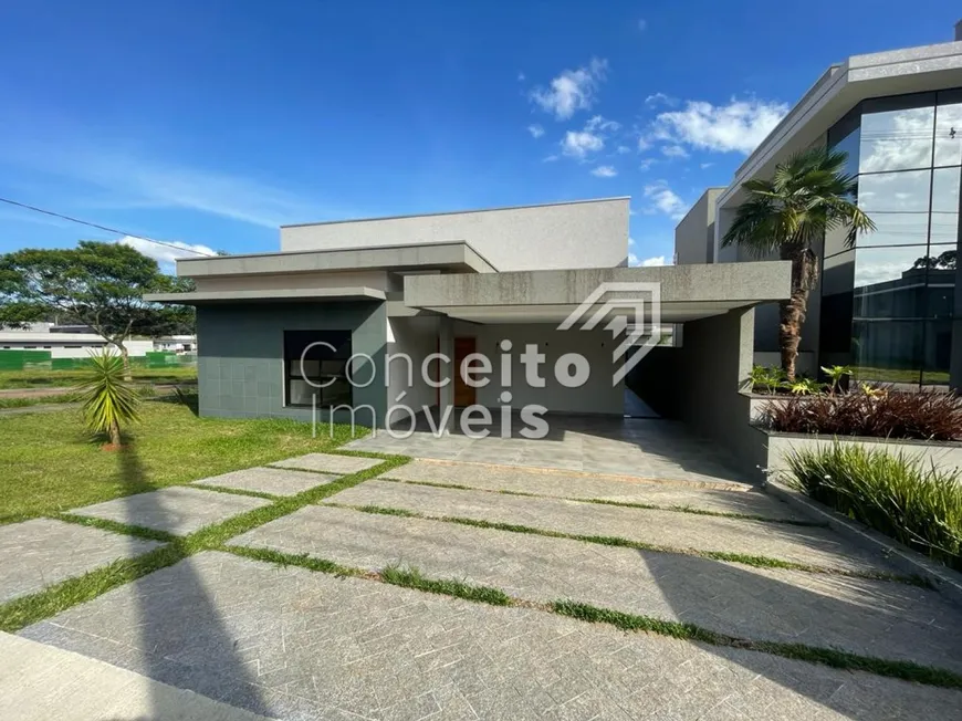 Foto 1 de Casa de Condomínio com 4 Quartos à venda, 228m² em Jardim Carvalho, Ponta Grossa