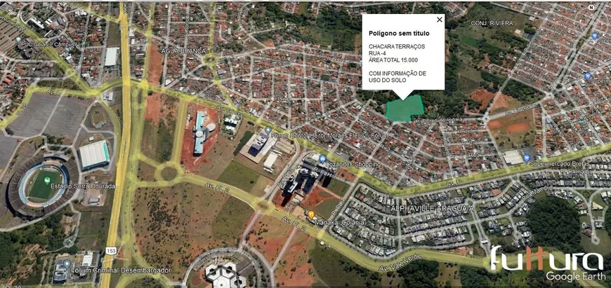 Foto 1 de à venda, 15000m² em Água Branca, Goiânia