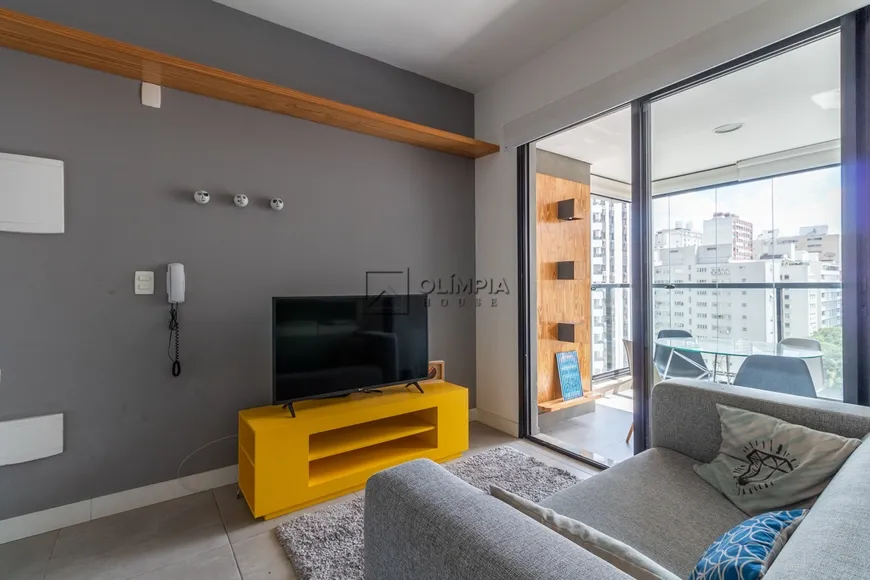 Foto 1 de Apartamento com 1 Quarto para alugar, 35m² em Jardim Paulista, São Paulo