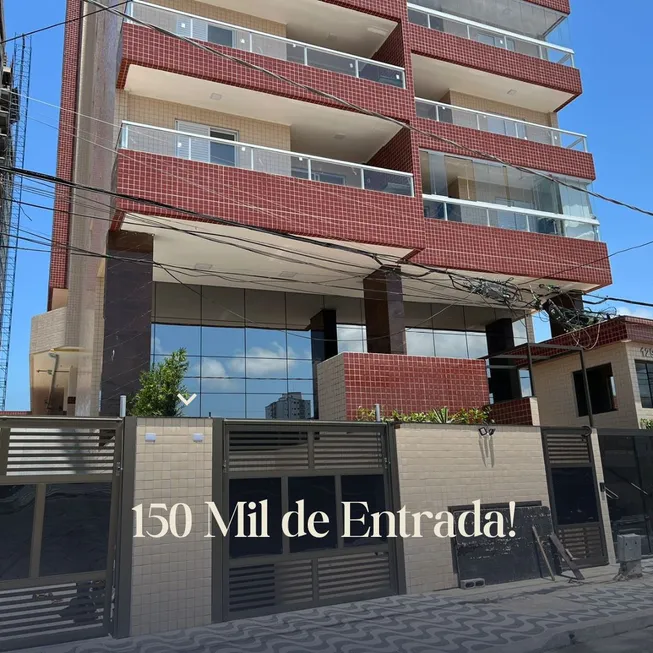 Foto 1 de Apartamento com 2 Quartos à venda, 65m² em Campo da Aviação, Praia Grande