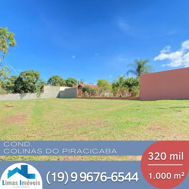 Foto 1 de Lote/Terreno à venda, 1000m² em Colinas do Piracicaba Ártemis, Piracicaba