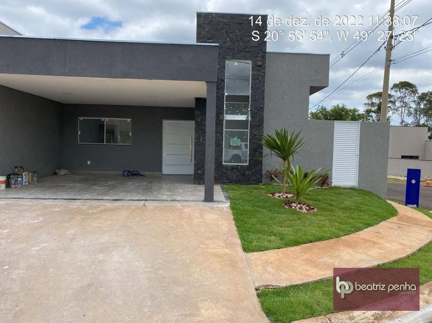 Foto 1 de Casa de Condomínio com 3 Quartos à venda, 141m² em Condomínio Bella Vitta Monte Libano, Bady Bassitt