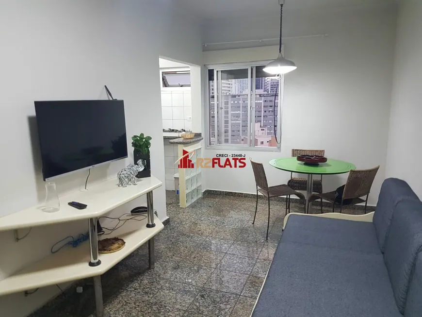 Foto 1 de Flat com 1 Quarto para alugar, 45m² em Bela Vista, São Paulo