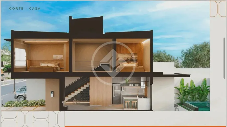 Foto 1 de Casa de Condomínio com 3 Quartos à venda, 128m² em Shopping Park, Uberlândia