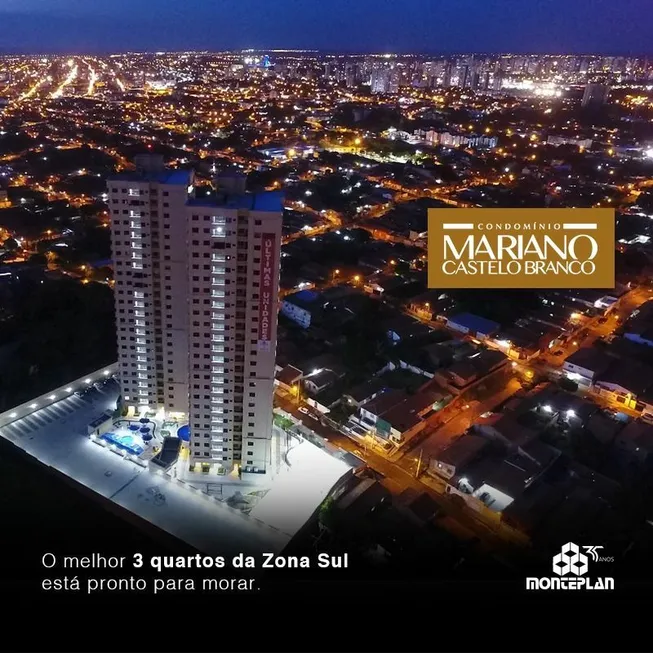 Foto 1 de Apartamento com 3 Quartos à venda, 78m² em Monte Castelo, Teresina