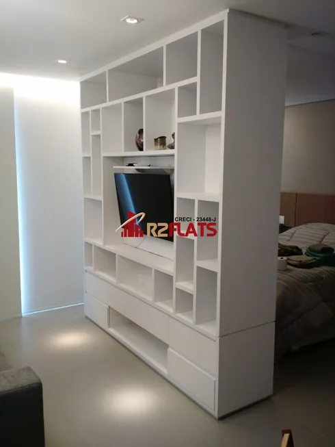 Foto 1 de Flat com 1 Quarto para alugar, 42m² em Brooklin, São Paulo