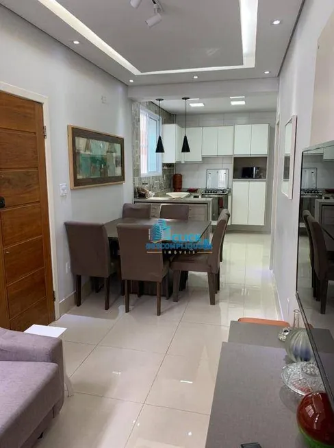 Foto 1 de Casa de Condomínio com 2 Quartos à venda, 80m² em Embaré, Santos
