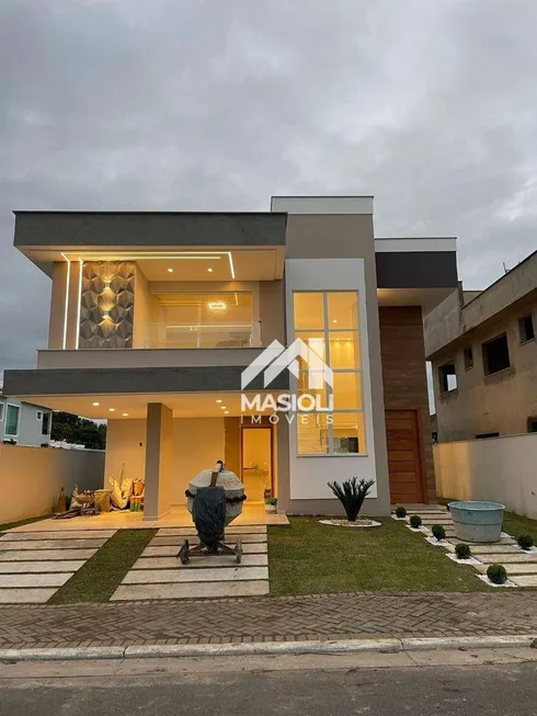 Foto 1 de Casa de Condomínio com 3 Quartos à venda, 285m² em Nova Guarapari, Guarapari