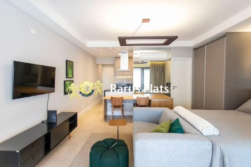 Foto 1 de Flat com 1 Quarto para alugar, 43m² em Brooklin, São Paulo