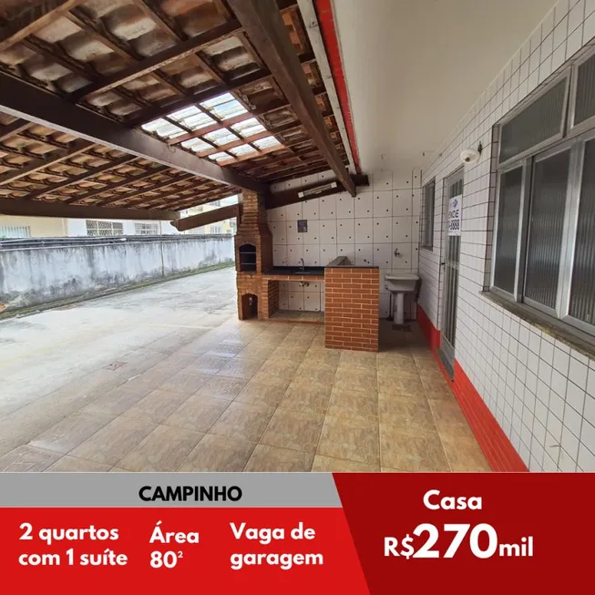 Foto 1 de Casa com 2 Quartos à venda, 79m² em Campinho, Rio de Janeiro