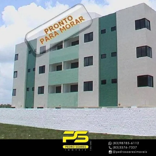 Foto 1 de Apartamento com 3 Quartos à venda, 91m² em Ponta De Campina, Cabedelo