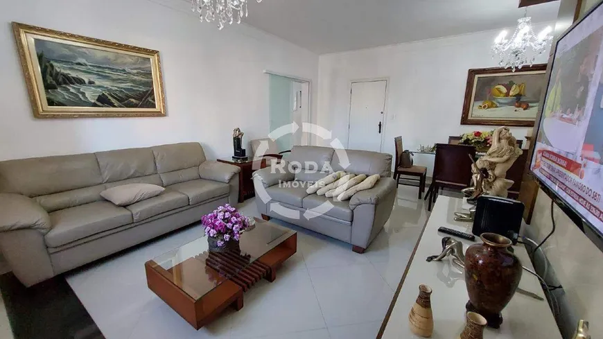Foto 1 de Apartamento com 2 Quartos para alugar, 138m² em Ponta da Praia, Santos