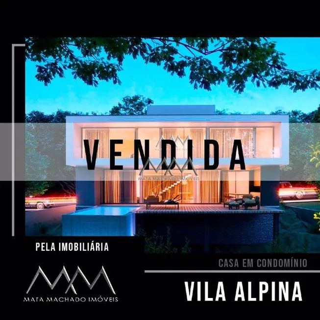 Foto 1 de Casa de Condomínio com 4 Quartos à venda, 580m² em Vila  Alpina, Nova Lima