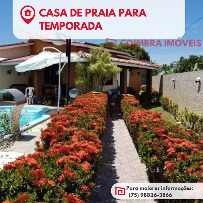 Foto 1 de Casa com 3 Quartos para alugar, 10m² em Cacha Pregos, Vera Cruz