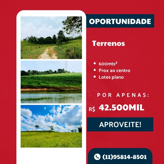 Foto 1 de Lote/Terreno à venda, 600m² em Centro, São Roque