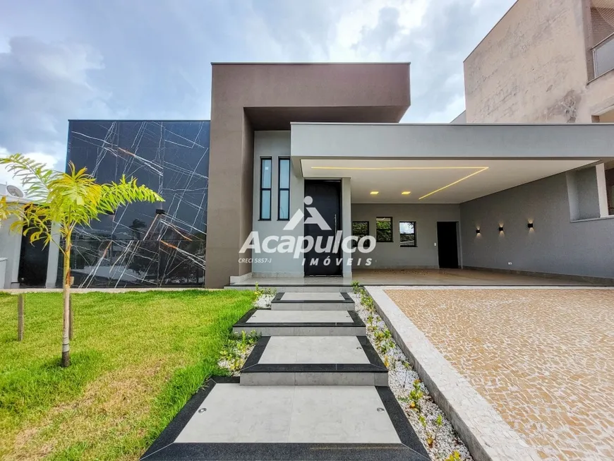 Foto 1 de Casa de Condomínio com 3 Quartos à venda, 216m² em Loteamento Residencial Jardim dos Ipês Amarelos, Americana