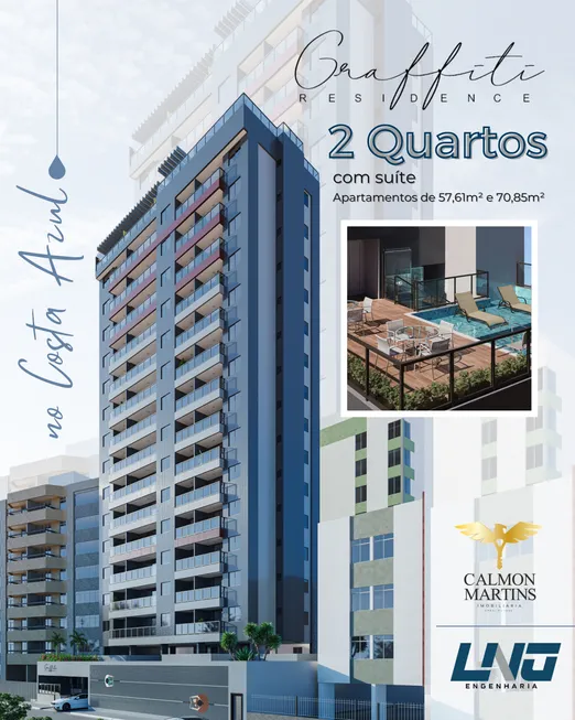 Foto 1 de Apartamento com 2 Quartos à venda, 57m² em Costa Azul, Salvador