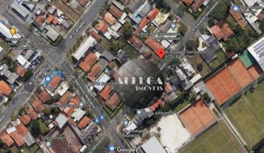Foto 1 de Lote/Terreno à venda, 617m² em Bacacheri, Curitiba