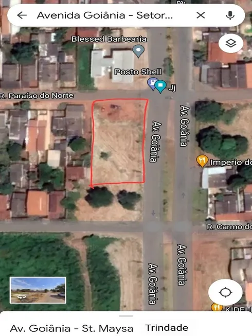 Foto 1 de Lote/Terreno à venda, 500m² em Setor Maysa, Trindade