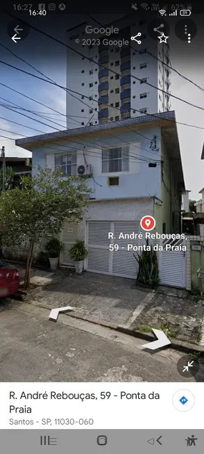Foto 1 de Sobrado com 3 Quartos à venda, 101m² em Ponta da Praia, Santos