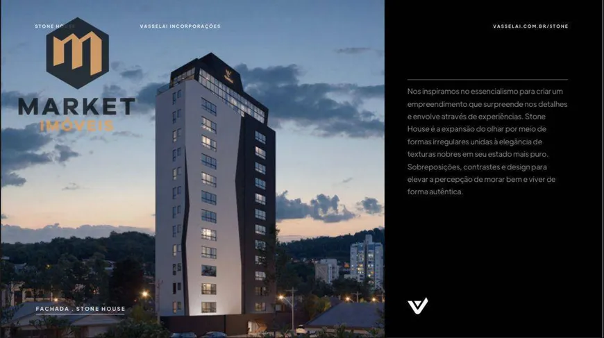 Foto 1 de Apartamento com 2 Quartos à venda, 68m² em Vila Nova, Blumenau