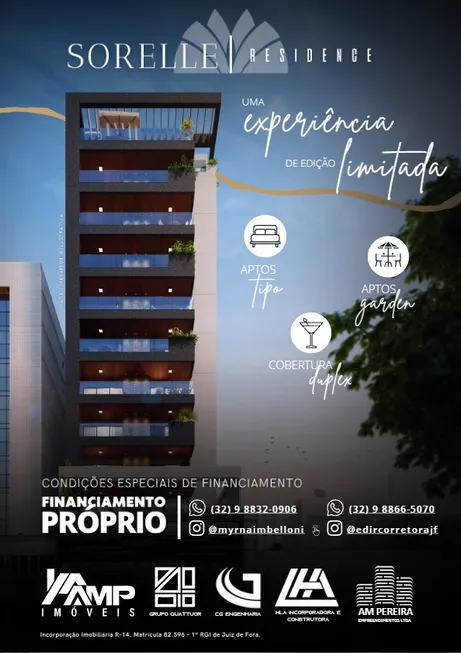 Foto 1 de Apartamento com 3 Quartos à venda, 110m² em Santa Helena, Juiz de Fora