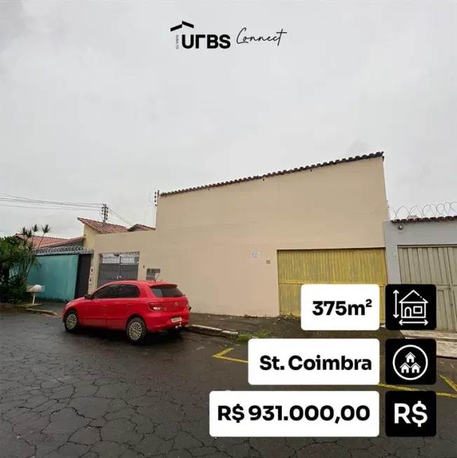 Foto 1 de Galpão/Depósito/Armazém à venda, 375m² em Setor Coimbra, Goiânia