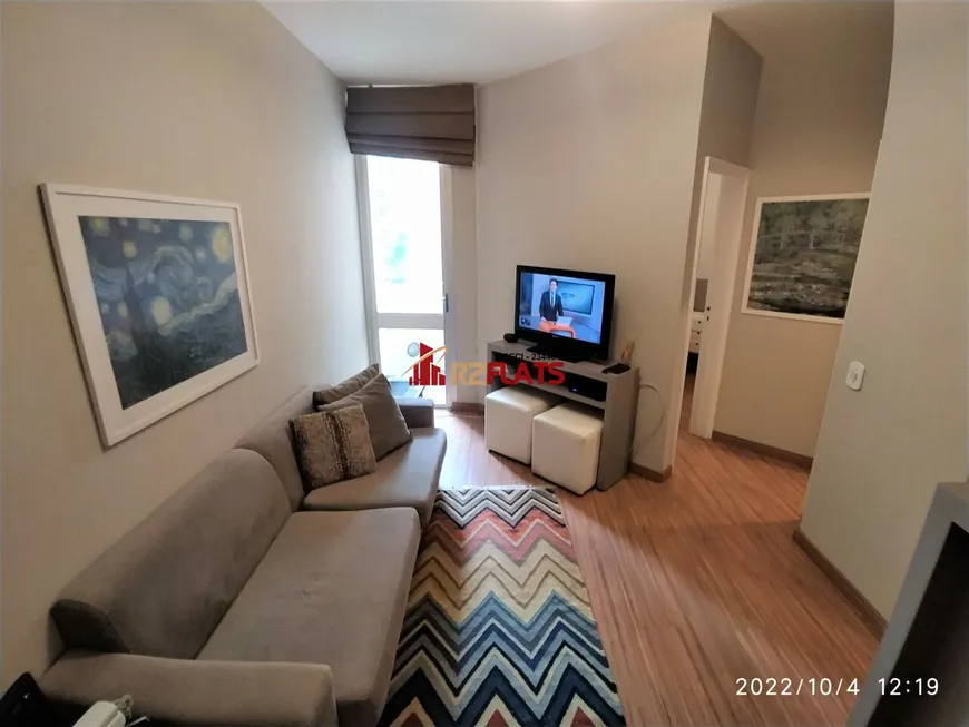 Foto 1 de Flat com 1 Quarto para alugar, 33m² em Jardins, São Paulo