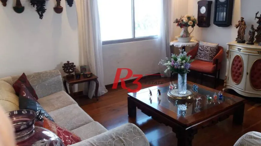 Foto 1 de Apartamento com 4 Quartos à venda, 190m² em José Menino, Santos