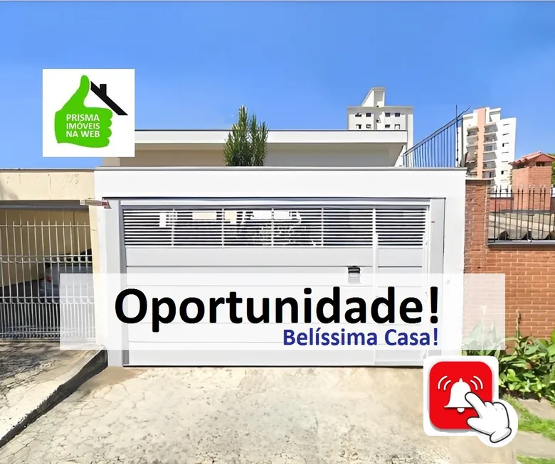 Foto 1 de Casa com 3 Quartos à venda, 210m² em Campo Belo, São Paulo