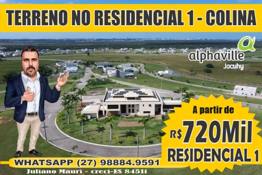 Foto 1 de Lote/Terreno à venda, 660m² em Alphaville Jacuhy, Serra