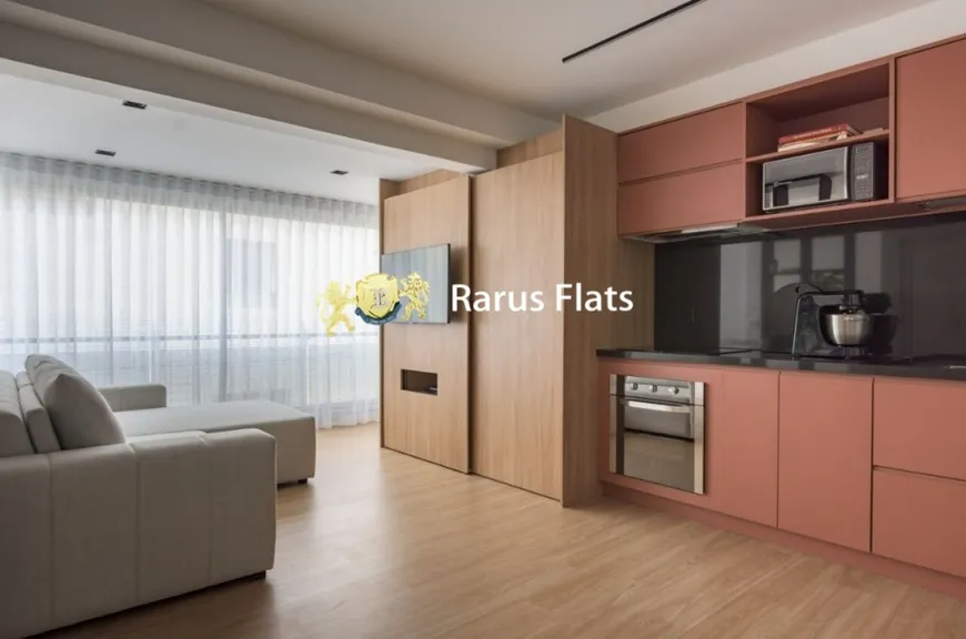 Foto 1 de Flat com 1 Quarto para alugar, 127m² em Pinheiros, São Paulo