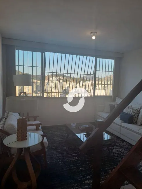 Foto 1 de Cobertura com 2 Quartos para alugar, 135m² em Pé Pequeno, Niterói