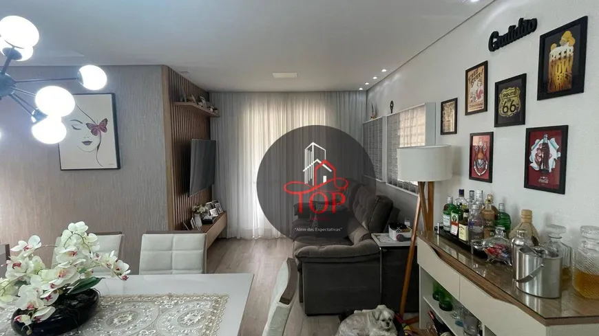 Foto 1 de Apartamento com 3 Quartos à venda, 76m² em Vila Alzira, Santo André